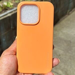 Velvet Caviar Bright Orange Silicone iPhone 14 Pro Case